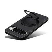 For Google Pixel 9 Pro XL Denior A14 Skin Feel Rotating Holder MagSafe Phone Case(Black)