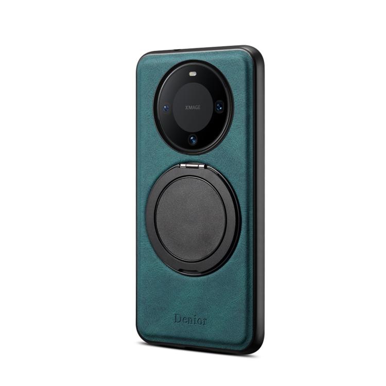 For Huawei Mate 60 Denior A14 Skin Feel Rotating Holder MagSafe Phone Case(Blue)