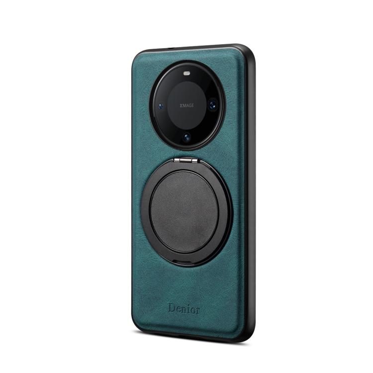 For Huawei Mate 60 Pro / 60 Pro+ Denior A14 Skin Feel Rotating Holder MagSafe Phone Case(Blue)