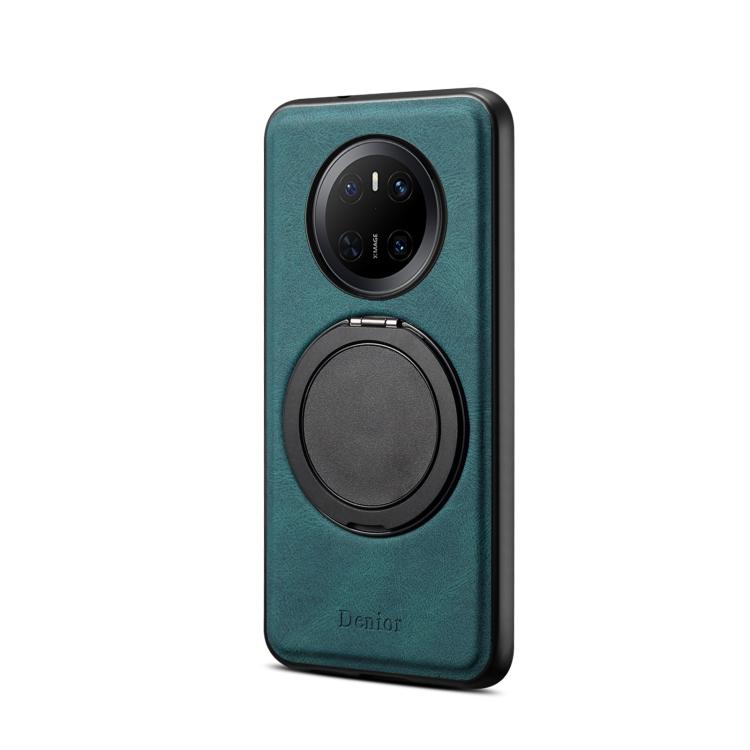 For Huawei Mate 70 Denior A14 Skin Feel Rotating Holder MagSafe Phone Case(Blue)
