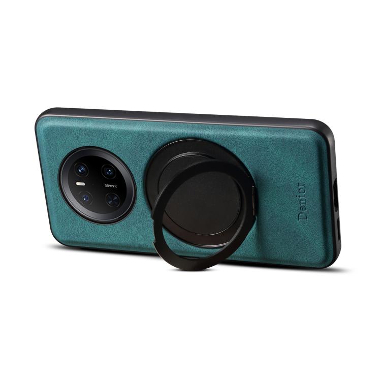 For Huawei Mate 70 Denior A14 Skin Feel Rotating Holder MagSafe Phone Case(Blue)