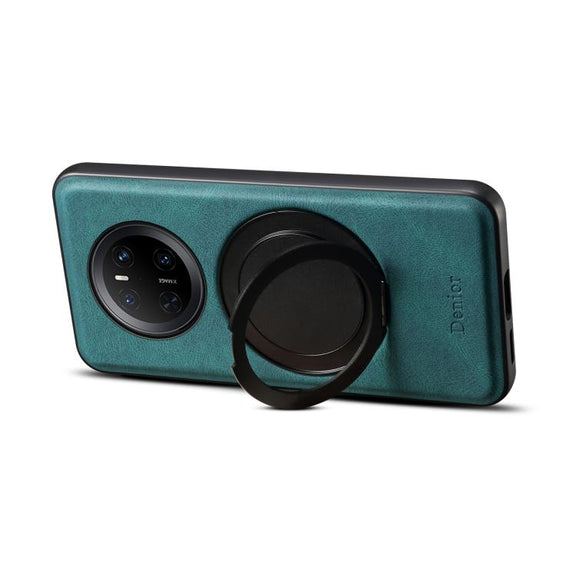 For Huawei Mate 70 Denior A14 Skin Feel Rotating Holder MagSafe Phone Case(Blue)