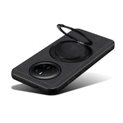 For Huawei Mate 70 Denior A14 Skin Feel Rotating Holder MagSafe Phone Case(Black)