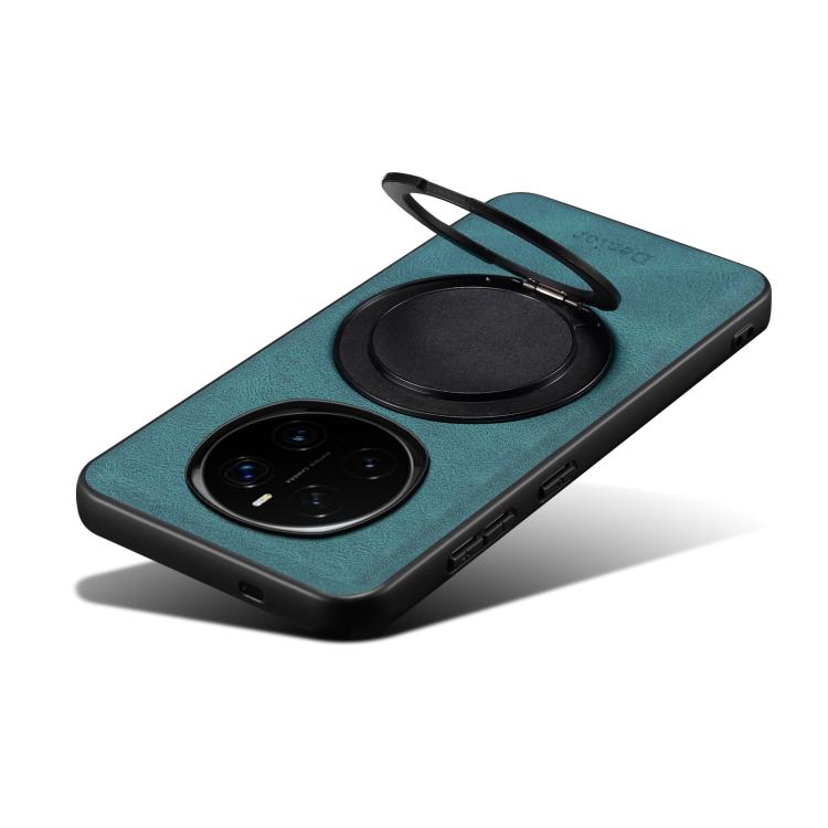 For Honor Magic7 Pro Denior A14 Skin Feel Rotating Holder MagSafe Phone Case(Blue)