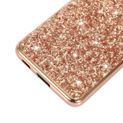 For Samsung Galaxy S25 5G Glitter Powder Shockproof TPU Phone Case(Black)