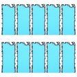 For vivo X80 Pro 10pcs Front Housing Adhesive - Others by PMc TechLife | Online Shopping South Africa | PMc TechLife | Buy Now Pay Later Mobicred