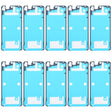 For Xiaomi 13 10pcs Front Housing Adhesive - Adhesive Sticker by PMc TechLife | Online Shopping South Africa | PMc TechLife | Buy Now Pay Later Mobicred