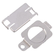 For iPhone 14 / 14 Plus 1 Pair Flashlight / Mic Iron Sheet Cover (On The Back Cover)