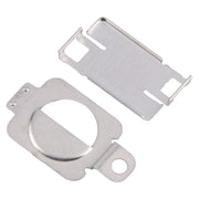 For iPhone 14 / 14 Plus 1 Pair Flashlight / Mic Iron Sheet Cover (On The Back Cover)