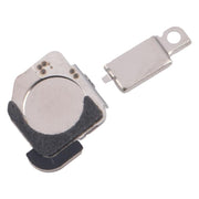 For iPhone 15 Pro 1 Pair Flashlight / Mic Iron Sheet Cover (On The Back Cover)