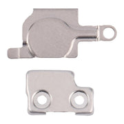 For iPhone 15 Pro Max 1 Pair Flashlight / Mic Iron Sheet Cover (On The Back Cover)