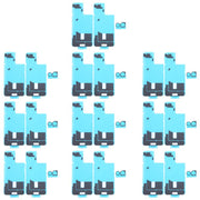 For iPhone 16 Plus 10pcs Back Cover Heat Sink Black Sticker with Back Camera Sponge Pads