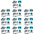 For iPhone 16 Pro 10sets Mainboard Heat Sink Sticker + FPC Sponge Foam Pads - Others by PMC TechLife | Online Shopping South Africa | PMC TechLife | Buy Now Pay Later Mobicred