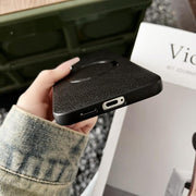 For Samsung Galaxy S25+ 5G CD Magsafe Magnetic Litchi Texture Phone Case(Khaki)