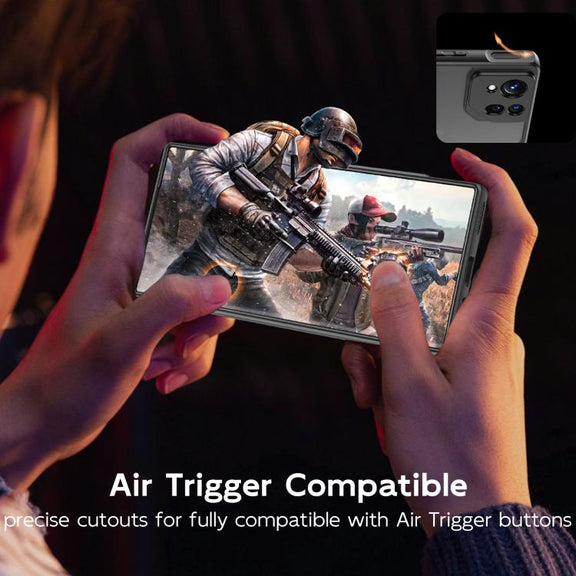 For Asus ROG Phone 8 Rotating Ring Holder TPU Hybrid PC Phone Case(Matte Black)