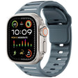 For Apple Watch 46mm / 49mm / 45mm / 44mm Single Nail Dual-Color Multi-hole Silicone Watch Band(Ocean Blue) - free shipping - PMc TechLife - Order now!