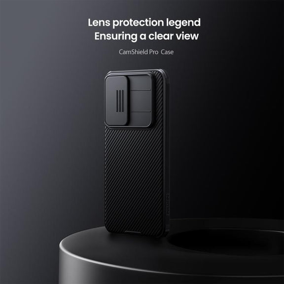 For Samsung Galaxy A36 5G NILLKIN Black Mirror Pro Series Camshield PC Phone Case(Black)