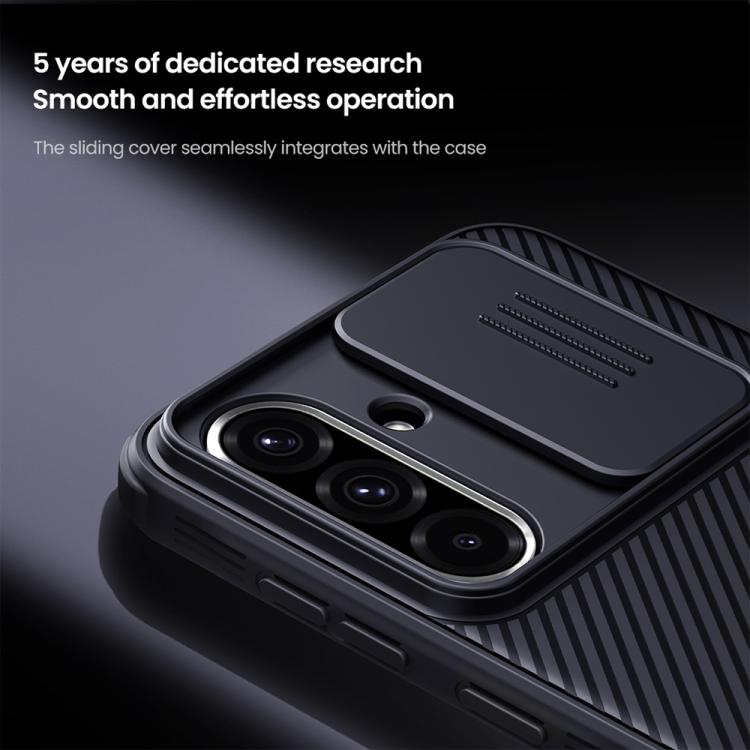For Samsung Galaxy A36 5G NILLKIN Black Mirror Pro Series Camshield PC Phone Case(Black)