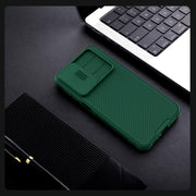 For Samsung Galaxy A26 5G NILLKIN Black Mirror Pro Series Camshield PC Phone Case(Green)