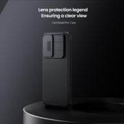 For Samsung Galaxy A56 5G NILLKIN Black Mirror Pro Series Camshield PC Phone Case(Black)
