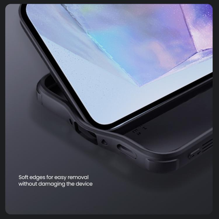For Samsung Galaxy A56 5G NILLKIN Black Mirror Pro Series Camshield PC Phone Case(Black)