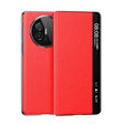 For Huawei Mate X6 Electroplating Litchi Pattern Grain Leather Smart Window MagSafe Phone Leather Case(Red) - Huawei Cases by PMC TechLife | Online Shopping South Africa | PMC TechLife | Buy Now Pay Later Mobicred