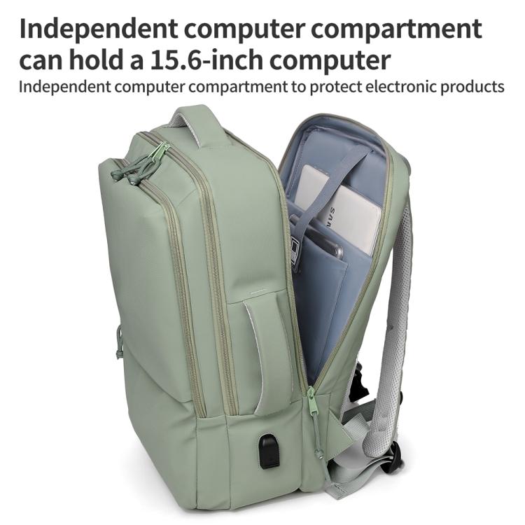 P960 Large Capacity Water Resistant Fashionable Backpack(Blue)