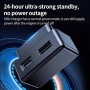 DC12-24V Car OBD Charger(Black)