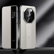 For Huawei Mate 70 RS Ultimate Smart View Window Imitation Ultimate Design Phone Case(White) - Huawei Cases by PMC TechLife | Online Shopping South Africa | PMC TechLife | Buy Now Pay Later Mobicred