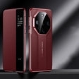 For Huawei Mate 60 Smart View Window Imitation Ultimate Design Phone Case(Red) - Huawei Cases by PMC TechLife | Online Shopping South Africa | PMC TechLife | Buy Now Pay Later Mobicred