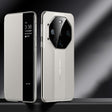 For Huawei Mate 60 Pro Smart View Window Imitation Ultimate Design Phone Case(White) - Huawei Cases by PMC TechLife | Online Shopping South Africa | PMC TechLife | Buy Now Pay Later Mobicred