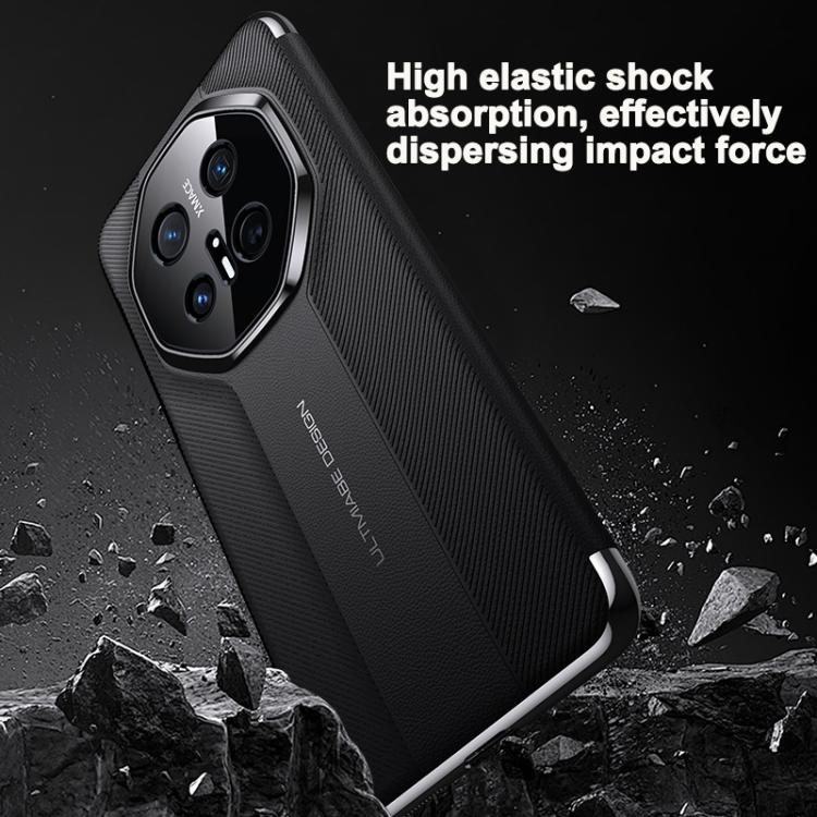 For Huawei Mate 70 Pro / 70 Pro+ Smart View Window Imitation Ultimate Design Phone Case(Gold)