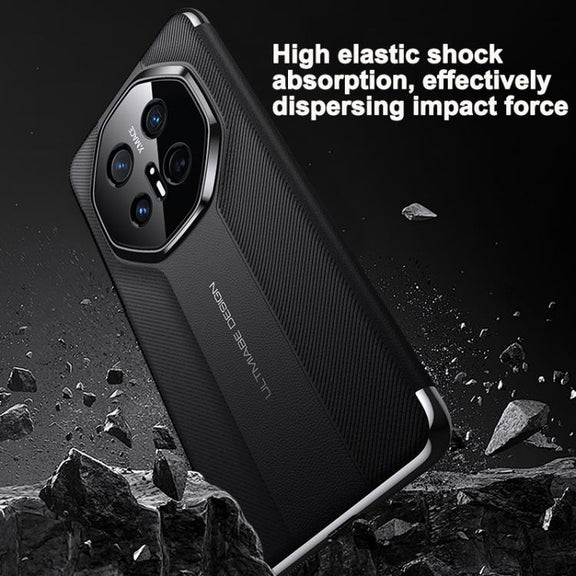 For Huawei Mate 70 Pro / 70 Pro+ Smart View Window Imitation Ultimate Design Phone Case(Gold)