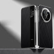 For Huawei Mate 70 Smart View Window Plain Leather Paint PC Phone Case(Black) - Huawei Cases by PMC TechLife | Online Shopping South Africa | PMC TechLife | Buy Now Pay Later Mobicred