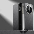 For Huawei Mate 70 Pro / 70 Pro+ Smart View Window Plain Leather Paint PC Phone Case(Grey) - Huawei Cases by PMC TechLife | Online Shopping South Africa | PMC TechLife | Buy Now Pay Later Mobicred