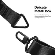 DUX DUCIS Outdoor Series Nylon Adjustable Crossbody Phone Lanyard(Black)