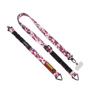 DUX DUCIS Outdoor Series Nylon Adjustable Crossbody Phone Lanyard(Camouflage Pink)