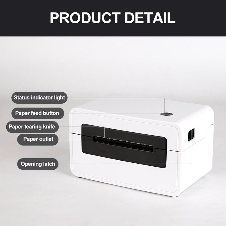 HPRT N31 Bluetooth Version Express Electronic Waybill Printer, Plug:US Plug(White)