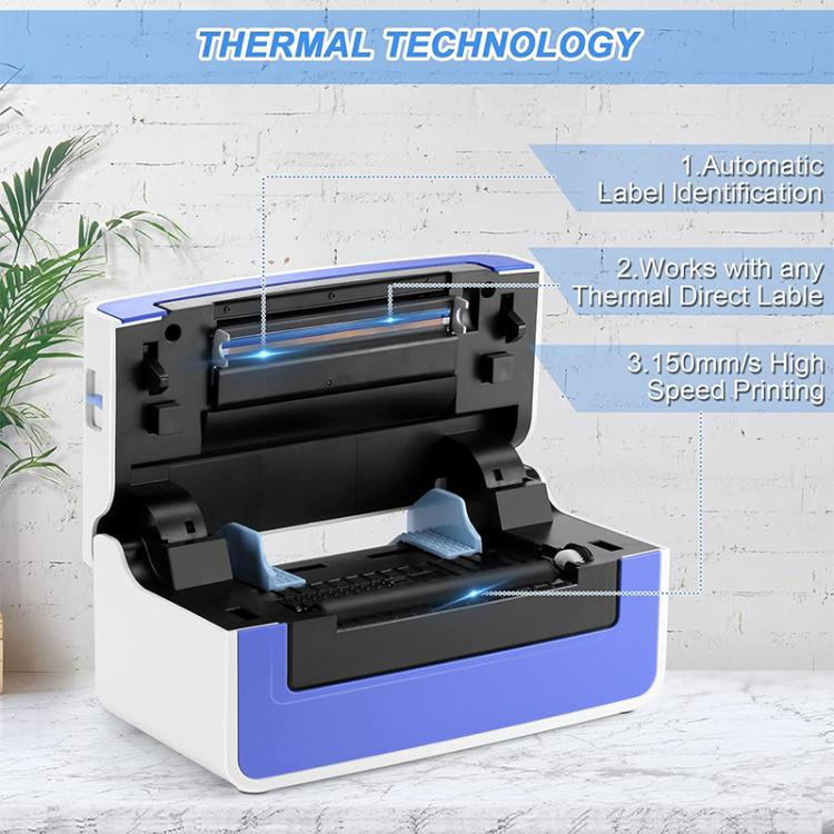 HPRT N51 Computer Version Express Electronic Waybill Printer, Plug:EU Plug(White)