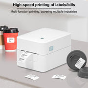HPRT D35 Computer Version Express Electronic Waybill Printer, Plug:UK Plug(White)