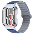 For Redmi Watch 5 / Watch 4 Metal Silver Frame Integrated I-shaped Magnetic Silicone Watch Band(Indigo Gray) - free shipping - PMC TechLife - Order now!
