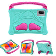For Huawei MatePad SE 11 2024 Boxing Series Kickstand EVA Shockproof Tablet Case with Shoulder Strap(Mint Rose Red) - Huawei by PMC TechLife | Online Shopping South Africa | PMC TechLife | Buy Now Pay Later Mobicred