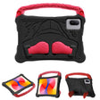 For Huawei MatePad SE 11 2024 Boxing Series Kickstand EVA Shockproof Tablet Case with Shoulder Strap(Black Red) - Huawei by PMC TechLife | Online Shopping South Africa | PMC TechLife | Buy Now Pay Later Mobicred