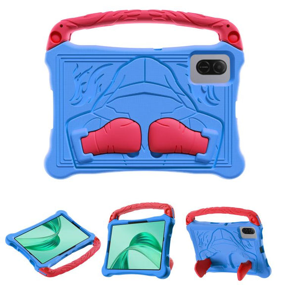 For Honor Pad X8a 11 inch Boxing Series Kickstand EVA Shockproof Tablet Case with Shoulder Strap(Blue Red)