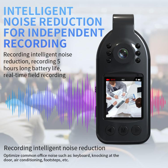L09 1.33 inch Screen 1080P HD Outdoor Sports Camera Recorder(Black)