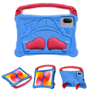 For For Lenovo Tab M11/ Xiaoxin Pad 11 2024 Boxing Series Kickstand EVA Shockproof Tablet Case with Shoulder Strap(Blue Red)