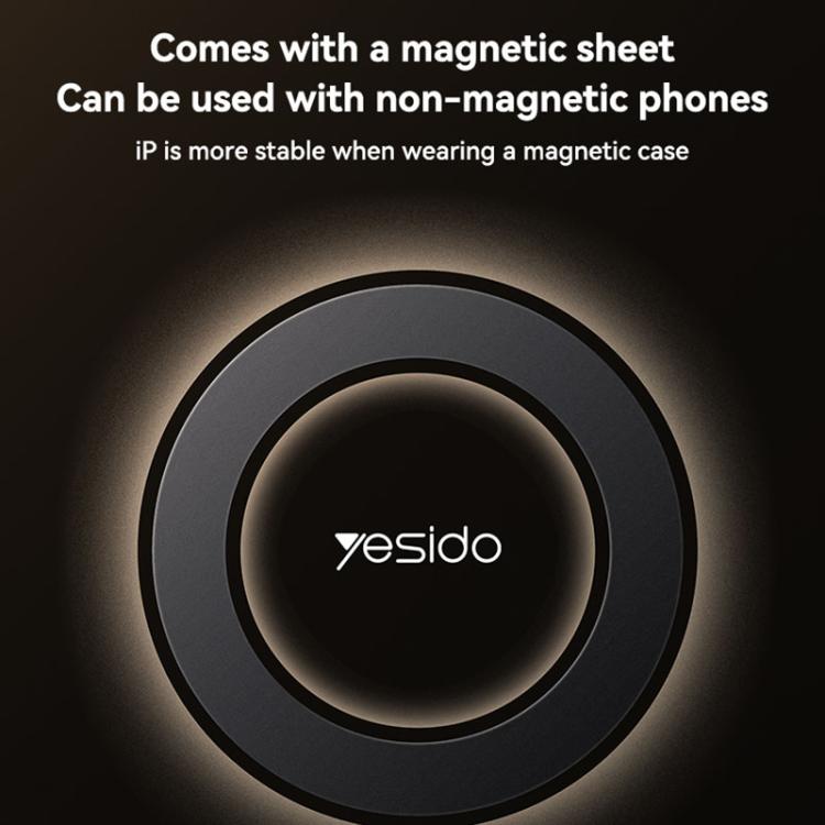 Yesido C316 15W Magsafe Magnetic Car Wireless Charger(Black)