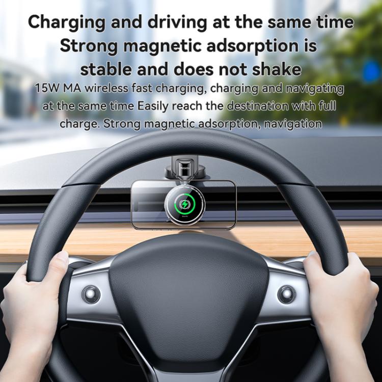 Yesido C316 15W Magsafe Magnetic Car Wireless Charger(Black)