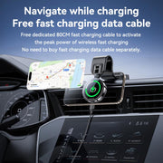 Yesido C316 15W Magsafe Magnetic Car Wireless Charger(Black)
