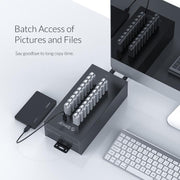 ORICO IH20P Industrial Grade 20 Ports USB 2.0 Hub, Plug:EU Plug(Black)